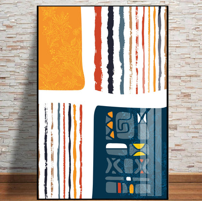 African american art set of 3 print. Abstract african art, ethnic gallery wall set. Modern colorful minimalist above bed african wall art - African wall art - Digital Prints